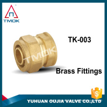 Brass Compression Insert,brass compression fitting with copper and brass pipe fitting with ISO certificate in China